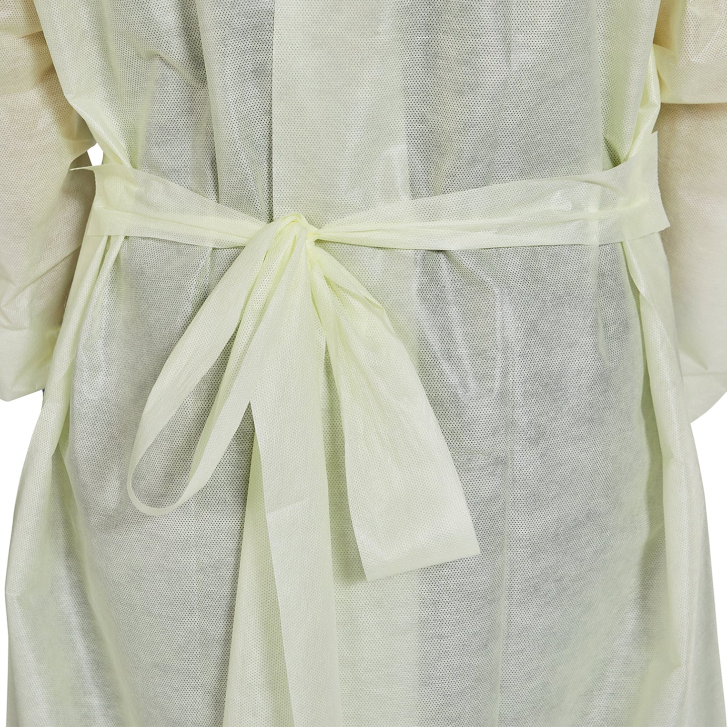 McKesson AAMI Level 2 Isolation Gown, Tie Neck Style, One Size Fits Most, Yellow 16-L2NWT6Y-OSFM