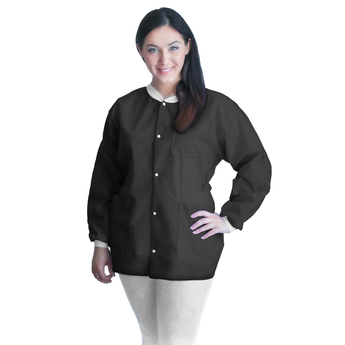 FitMe™ Lab Jacket, Black, Medium UGJ-6500-M