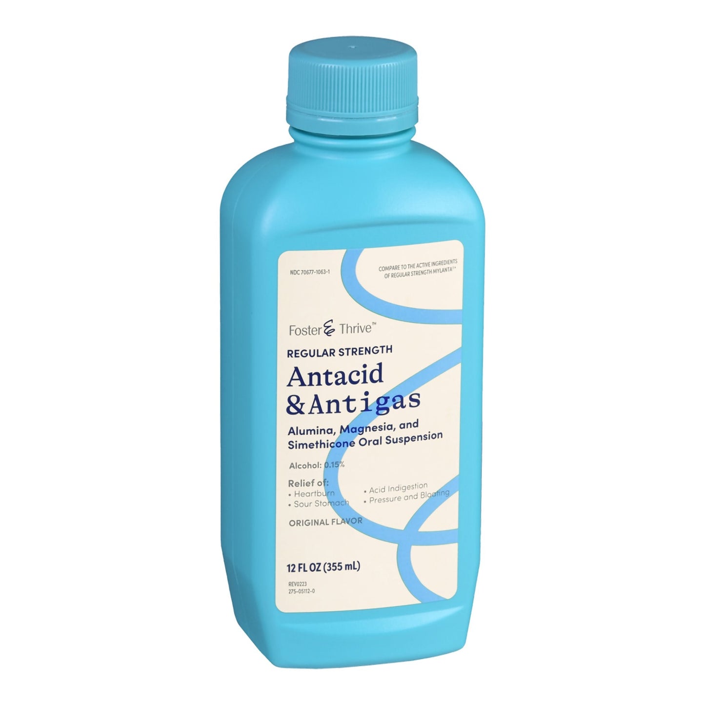 Foster & Thrive™ Antacid & Antigas Alumina, Magnesia & Simethicone Oral Liquid 70677106301