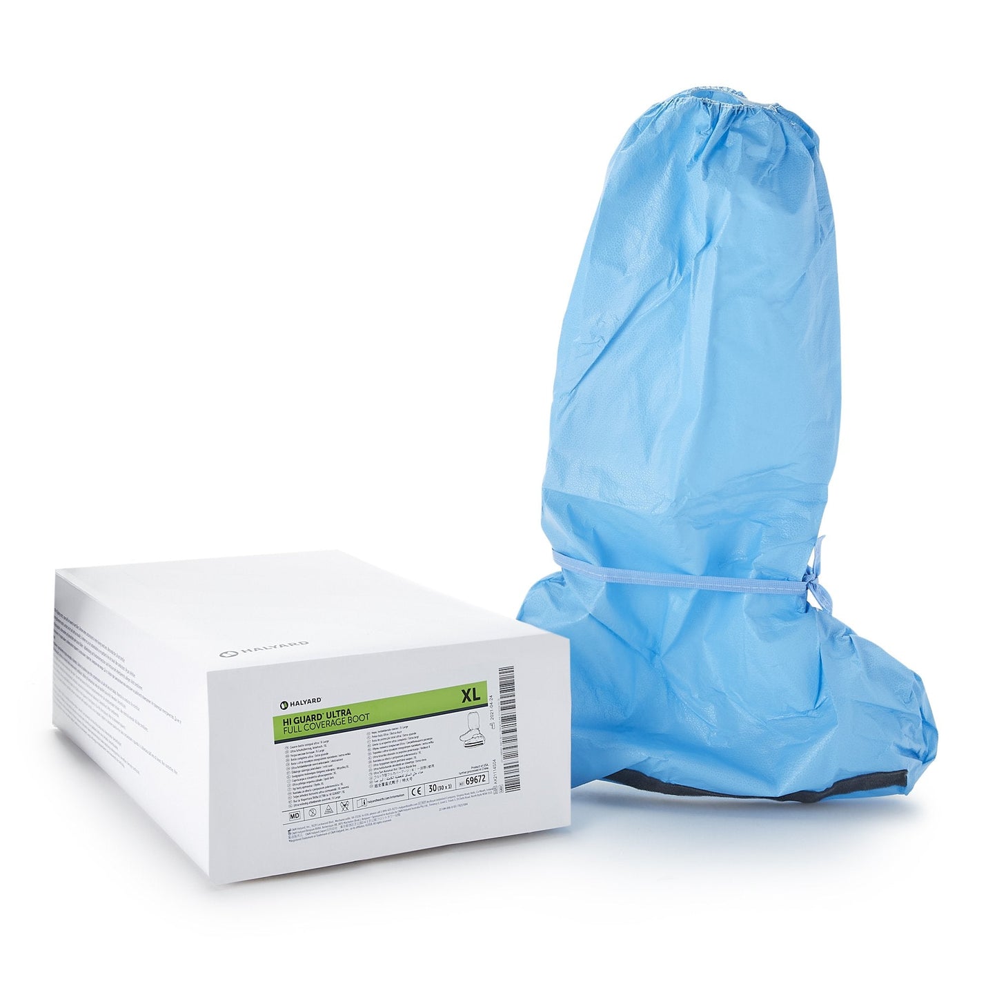 Boot Cover Hi Guard® X-Large Knee High Nonskid Sole Blue NonSterile - 69672
