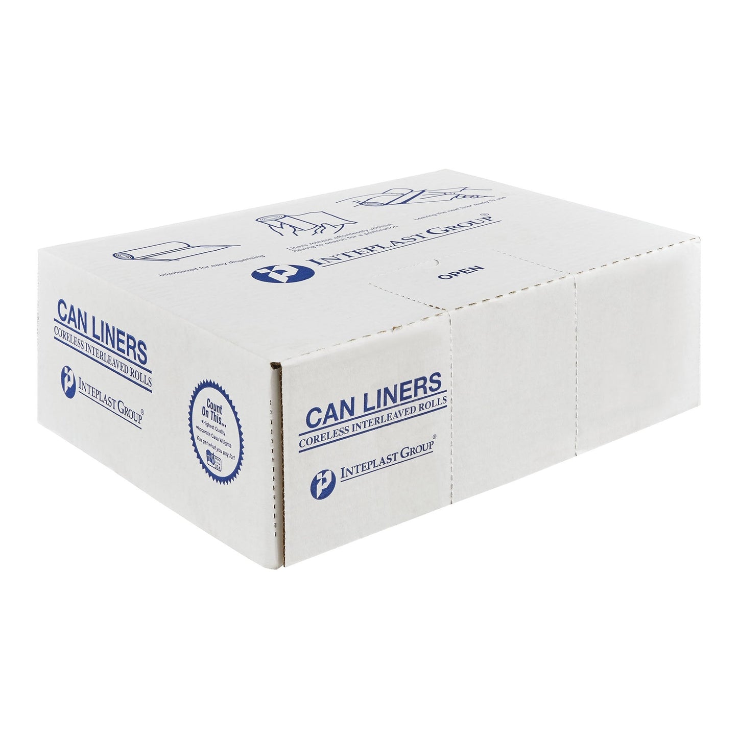 McKesson Extra Heavy Duty Clear Trash Bag, 16 gal, 0.7 Mil BR2432MDC