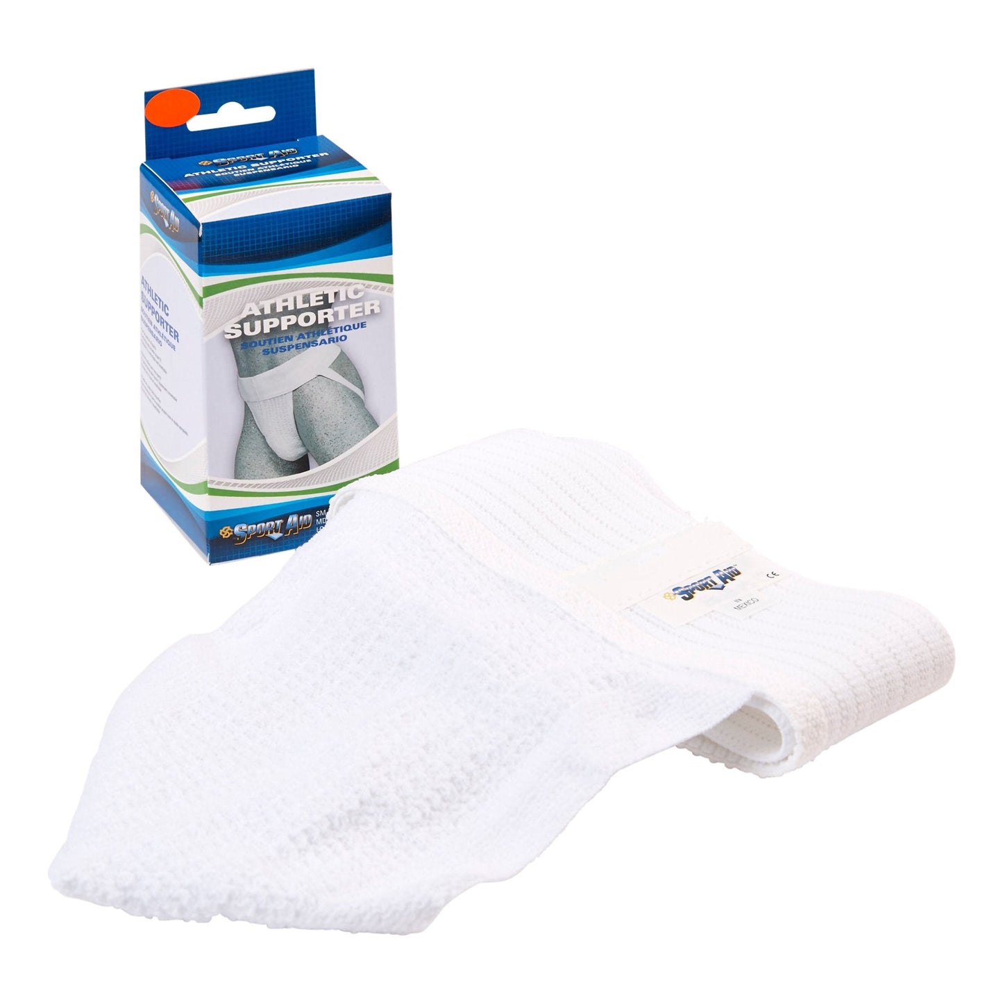 Scott Specialties Sport Aid Athletic Supporter, Large SA1503 WHI LG, 1 Each