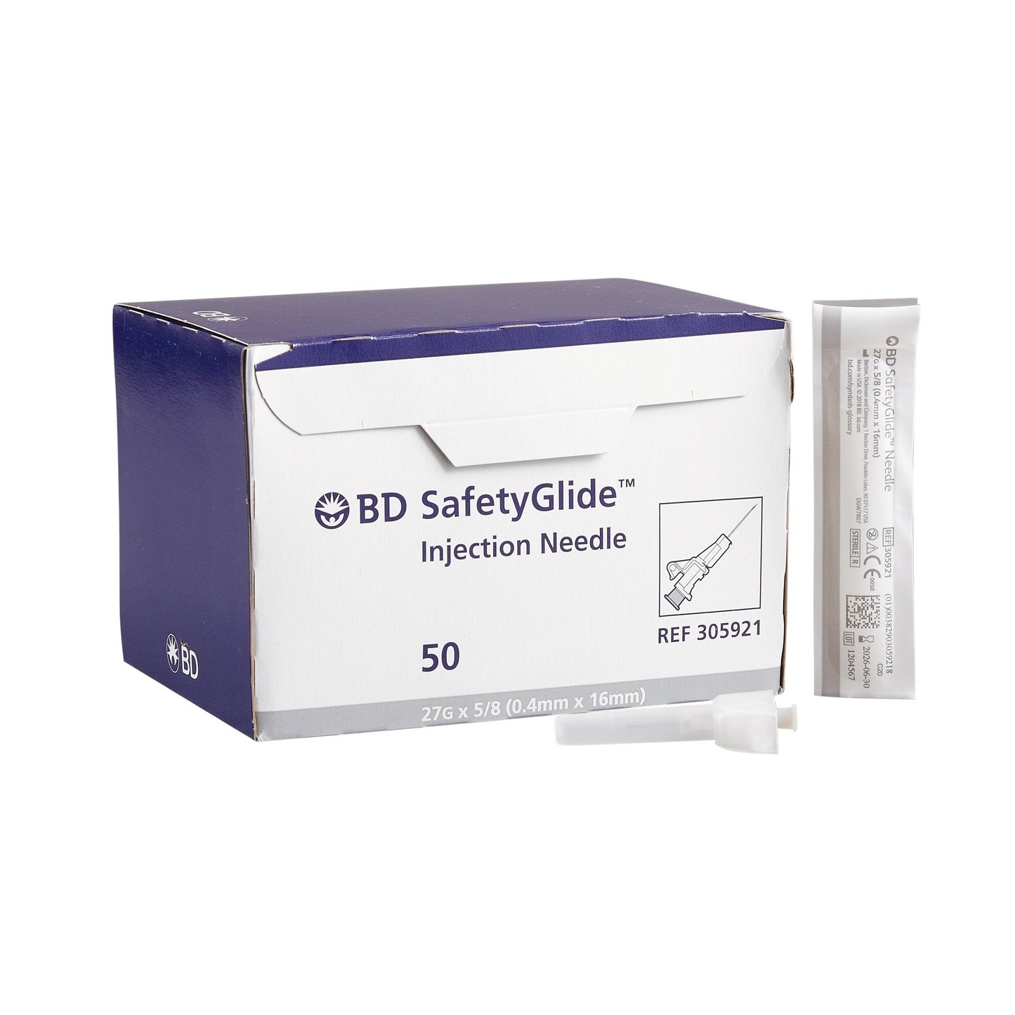 BD SafetyGlide™ Safety Hypodermic Sliding Safety Needle