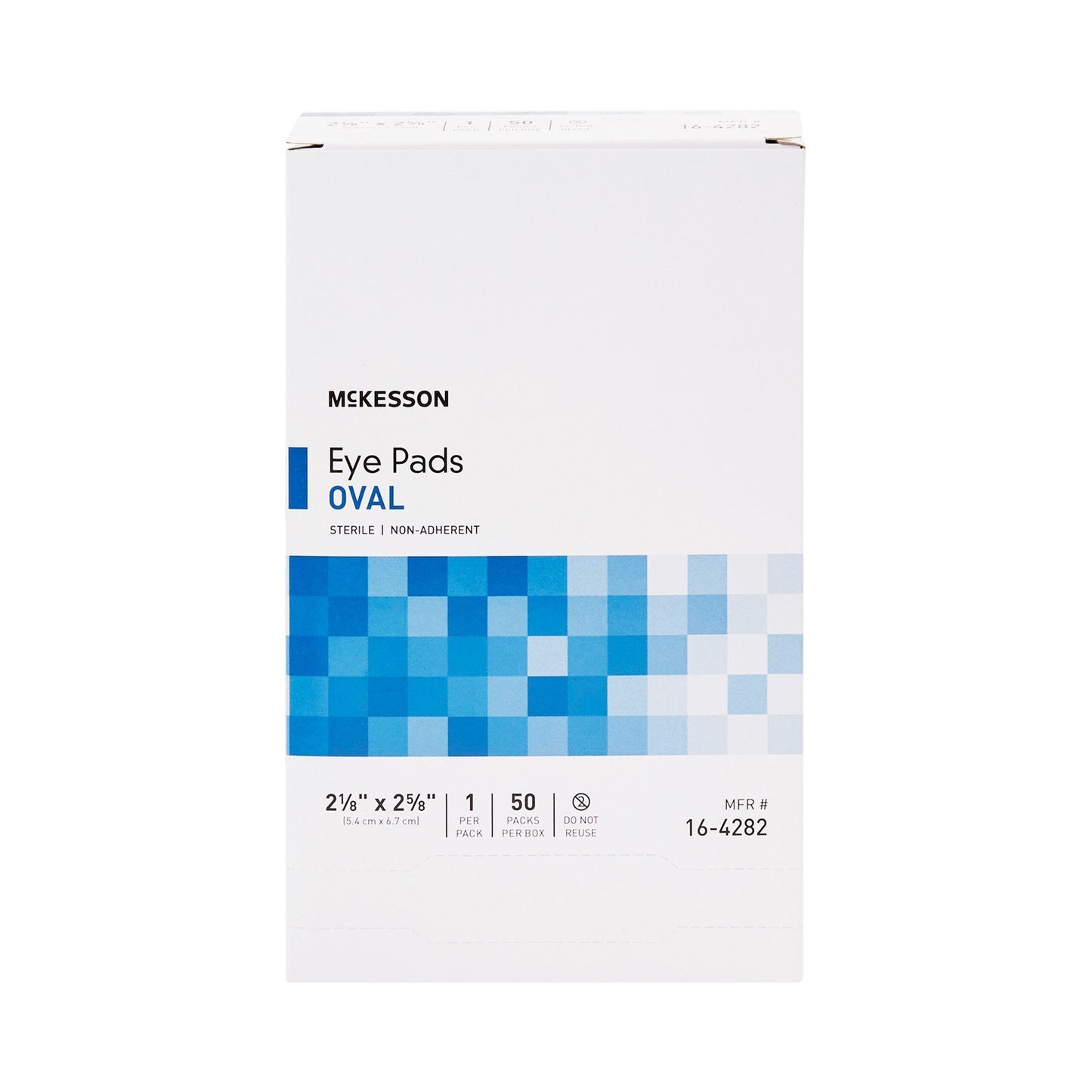 McKesson Eye Pad, 2-1/8 x 2-5/8 Inch 16-4282