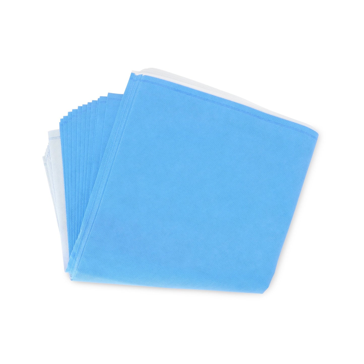 QUICK CHECK* H500 Sterilization Wrap White / Blue 36 X 36 Inch Dual Layer SMS Polypropylene Steam / EO Gas / Hydrogen Peroxide - 34199