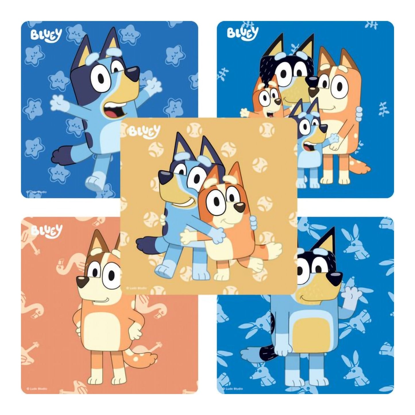 SmileMakers® Bluey Stickers ST1955R