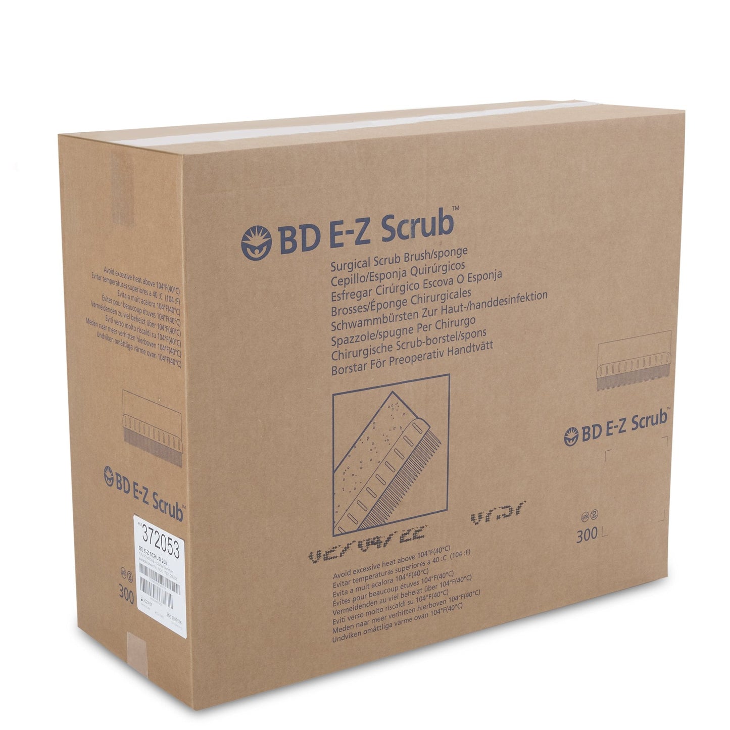 E-Z Scrub™ Povidone Iodine Impregnated Brush, Brown 372053