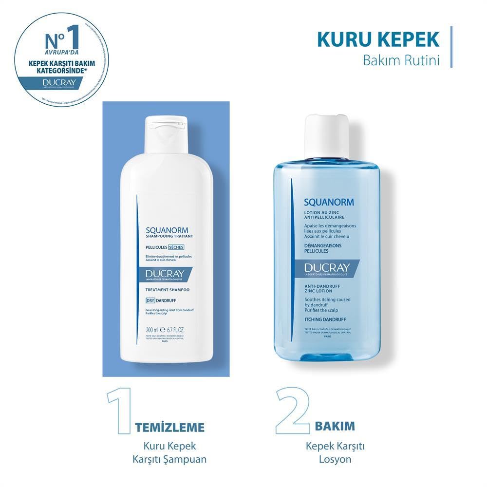 Ducray Squanorm Dry Dandruff Shampoo - 200ml