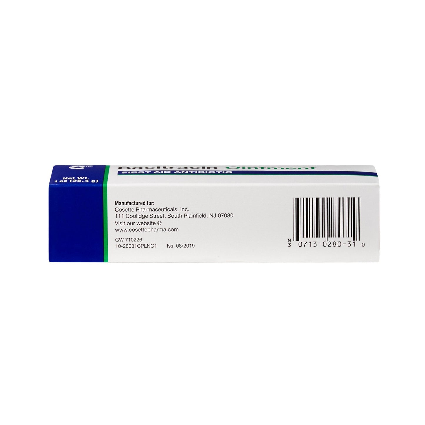 G & W® Bacitracin First Aid Antibiotic, 1-ounce tube 00713028031