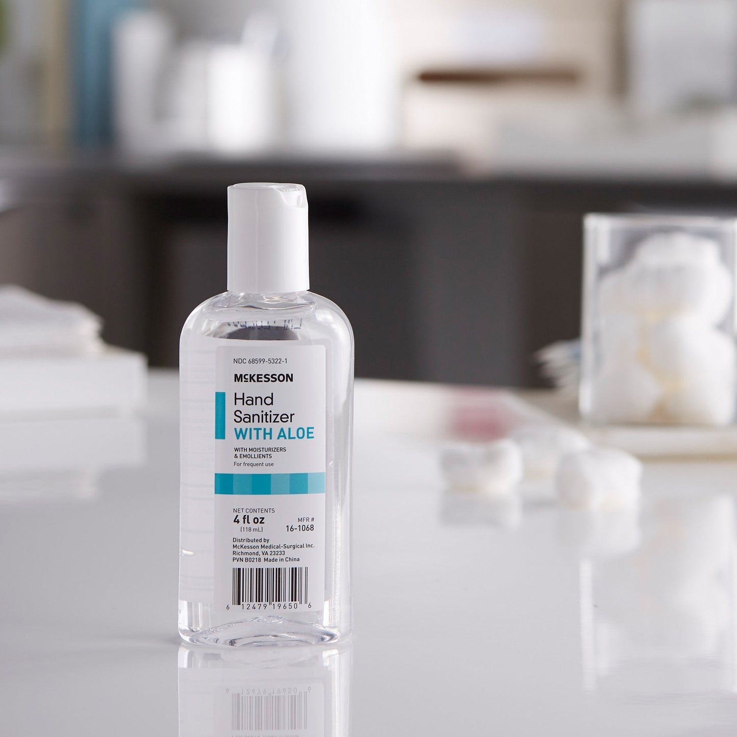 McKesson Gel Hand Sanitizer with Aloe 4 oz. 16-1068