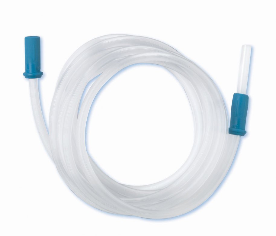 Suction Tubing Clear 1/4 Inch I.D. 6 Foot Length PVC Sterile DYND50246