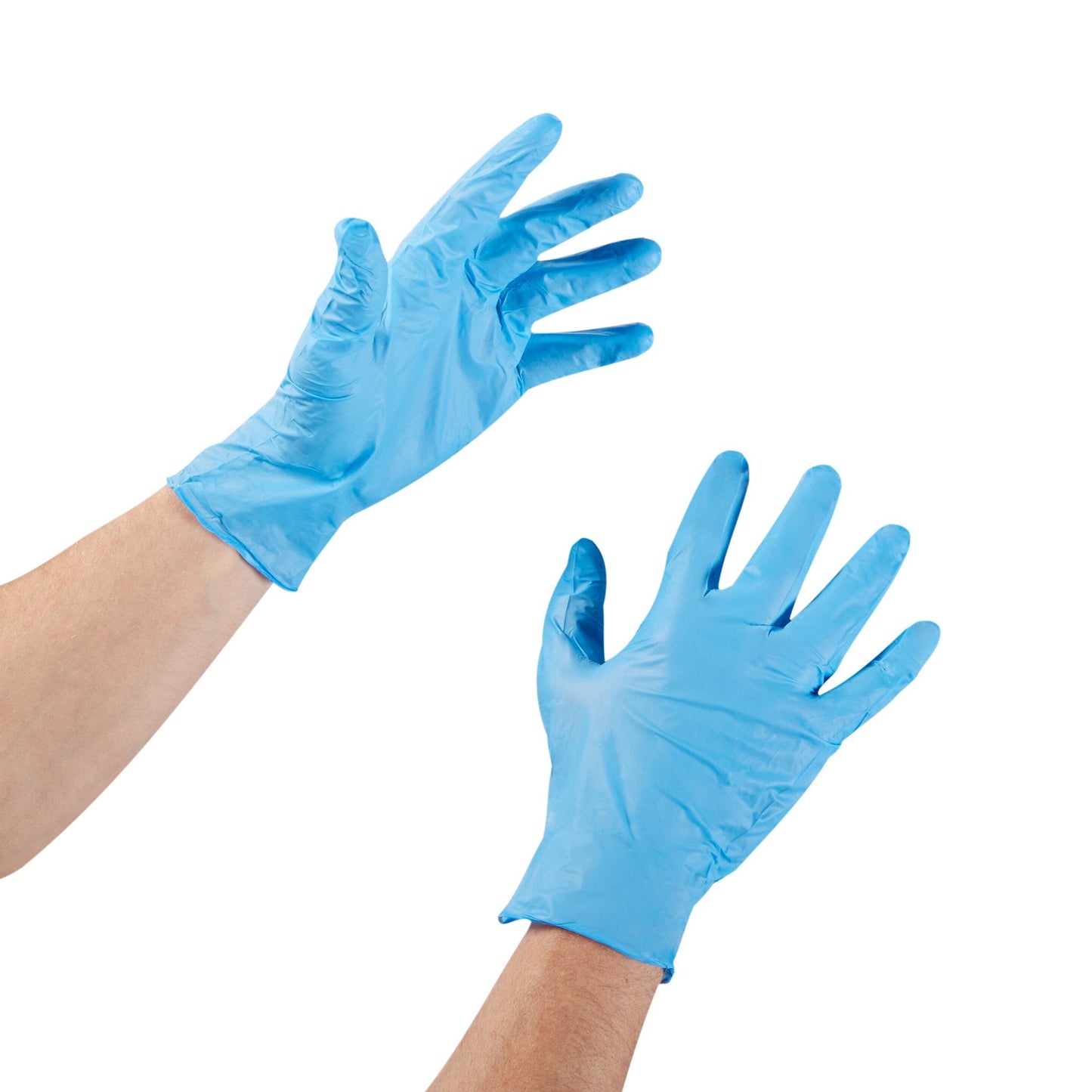 McKesson Confiderm® 3.8 Nitrile Exam Glove, Large, Blue 14-688