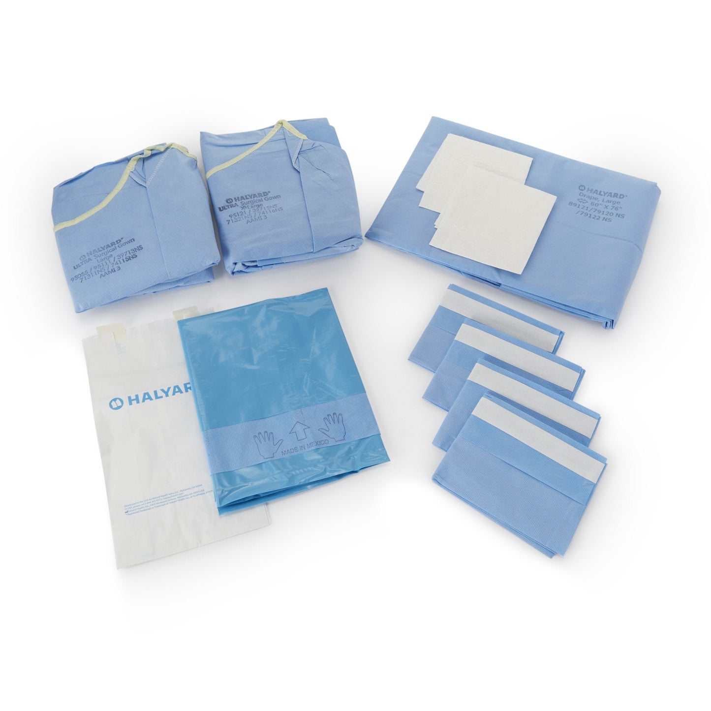 O&M Halyard Inc Halyard General Purpose Drape Pack 88151, Case of 8