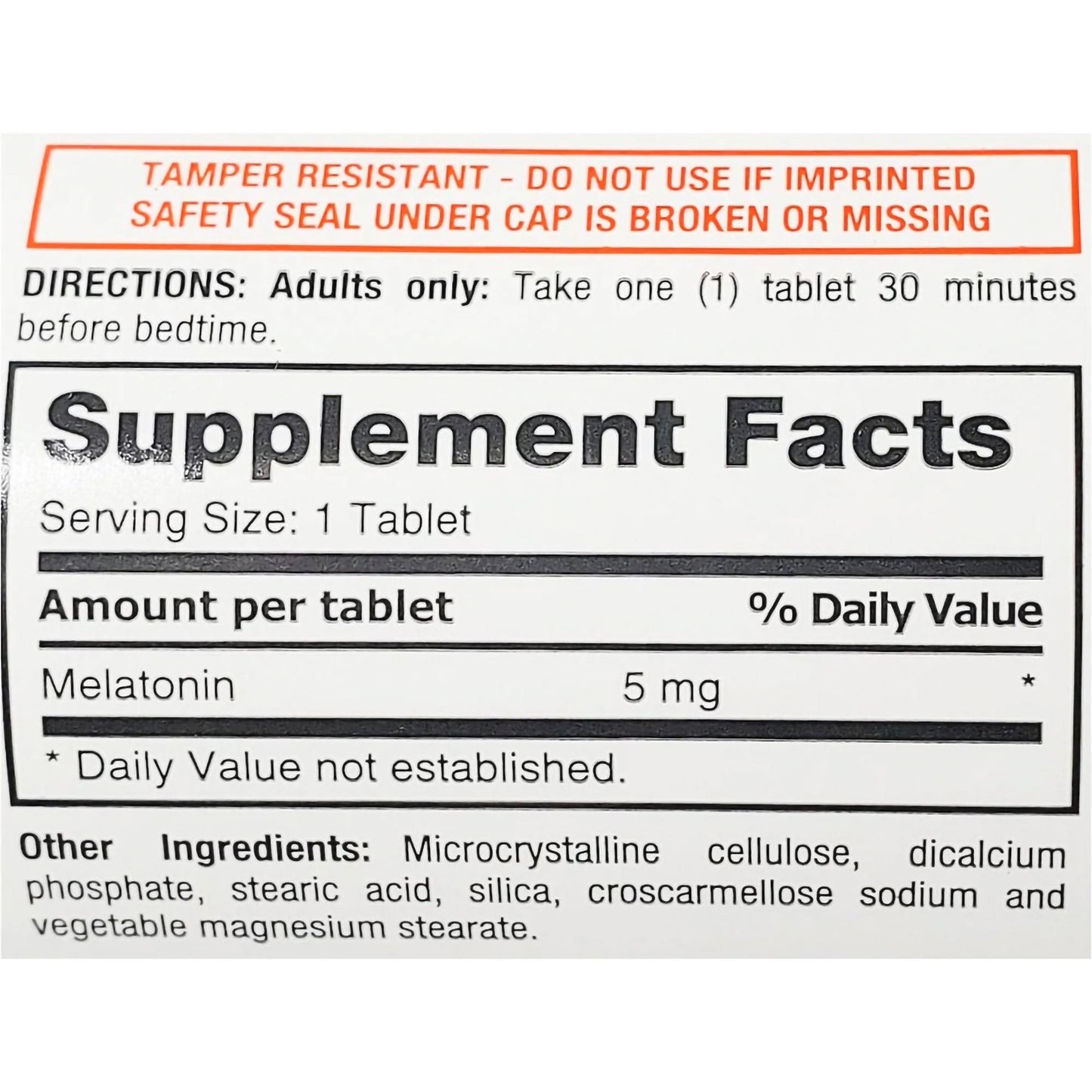 Rugby® Melatonin Dietary Supplement 80681004001