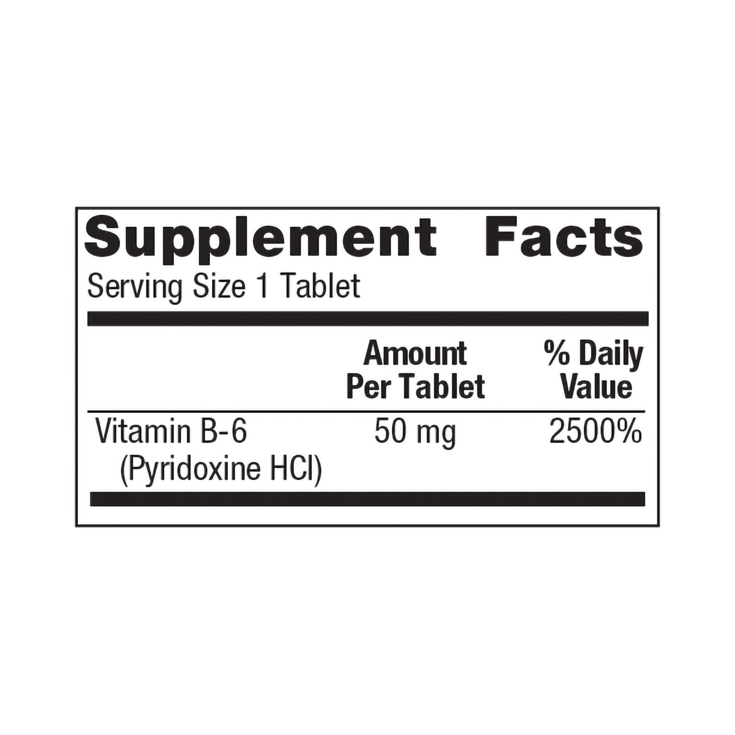 Geri-Care® Vitamin B-6 Supplement 853-01-GCP