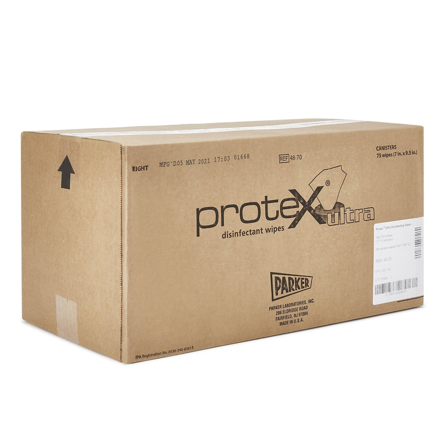 Protex® Ultra Disinfectant Wipes, 7 x 9.5 Inch 48-70
