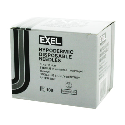 EXEL 22G x 3/4" Hypodermic Needles w/ Regular Wall - 26410
