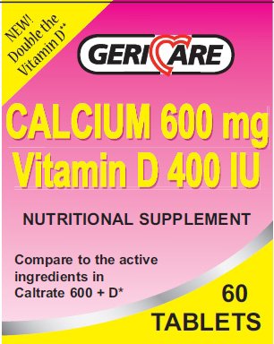 GeriCare Calcium w/ Vitamin D Supplement