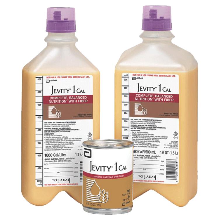 Tube Feeding Formula Jevity® 1.0 Cal with Fiber Unflavored Liquid 33.8 oz. Bottle - 62685