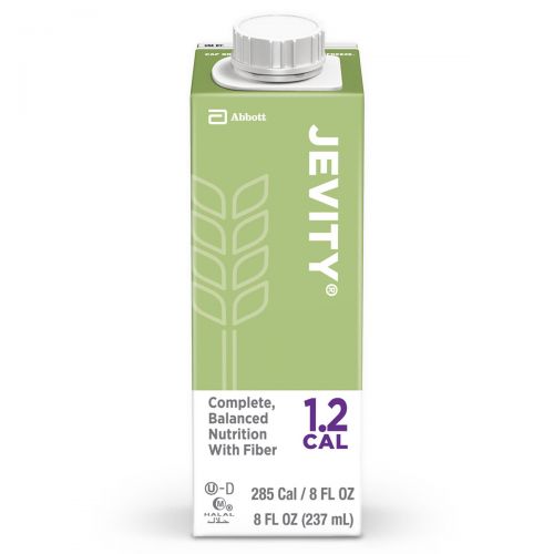 Tube Feeding Formula Jevity® 1.2 Cal with Fiber Unflavored Liquid 8 oz. Reclosable Carton - 64625
