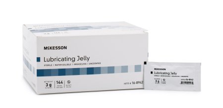 Lubricating Jelly McKesson 3 Gram Individual Packet Sterile - 16-8942