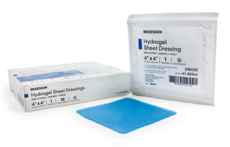 Hydrogel Wound Dressing McKesson Sheet 2 X 2 Inch Sterile - 61-82022