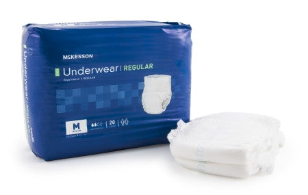 McKesson Disposable Adult Regular Absorbency Pull-On Protective Underwear - UWG