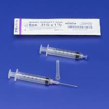 Monoject™ Standard Syringes 6mL 21G x 1" Soft Pack - 1181621100
