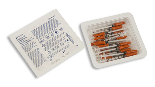 Monoject™ Standard Tuberculin Syringes Allergy Trays - 888150