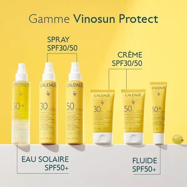 Caudalie Vinosun SPF 30+ Sunscreen Spray - Vegan-Friendly, Non-Greasy Sun Protection for Outdoor Activities