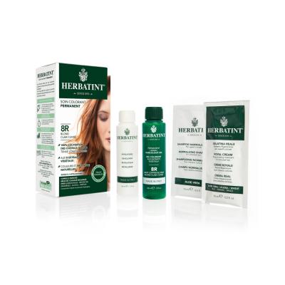 Herbatint Herbal Hair Dye - Natural Light Copper Blonde, Ammonia & Paraben-Free, Nourishing Hair Color
