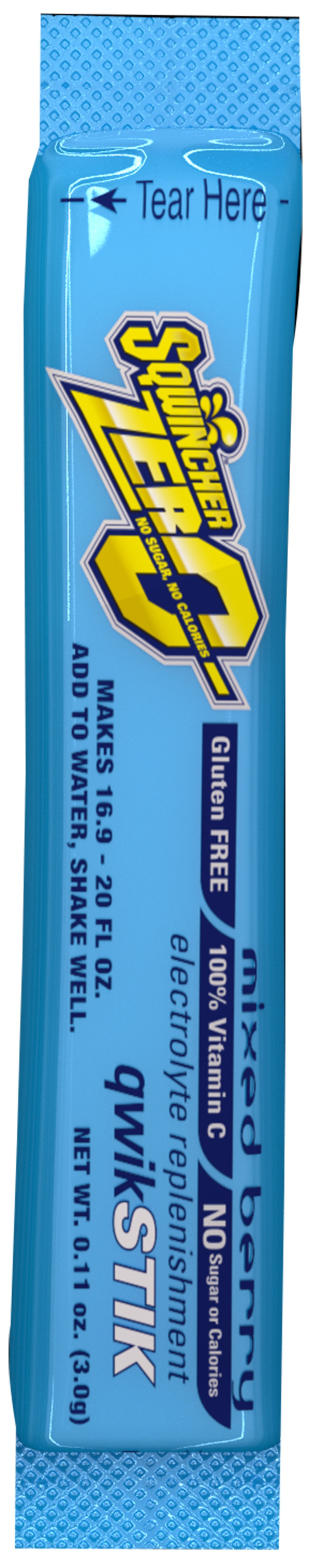 Sqwincher Quik Stik® Zero Electrolyte Drink Mix Mixed Berry - X355-M2600