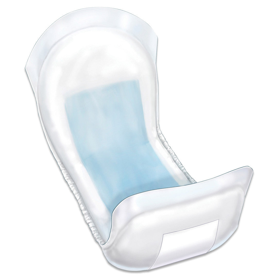 Bladder Control Pad Wings™ 4 X 10-3/4 Inch Moderate Absorbency Polymer Core One Size Fits Most - 1110B