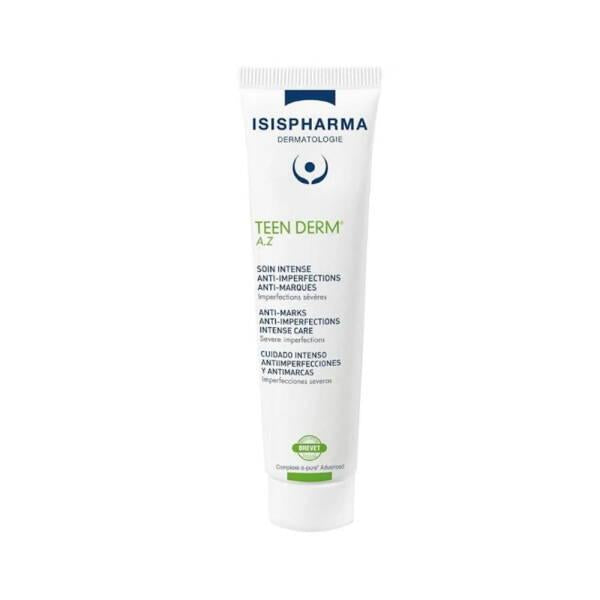 Isis Pharma Teen Derm A.Z Moisturizing Cream 30ml - Non-comedogenic Azelaic Acid Moisturizing Cream for Acne-Prone Skin