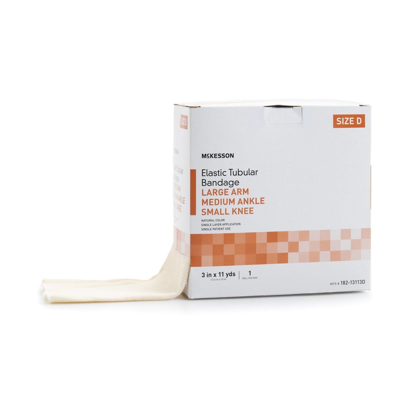 McKesson Elastic Tubular Support Bandage, 3 Inch x 11 Yard 182-13113D
