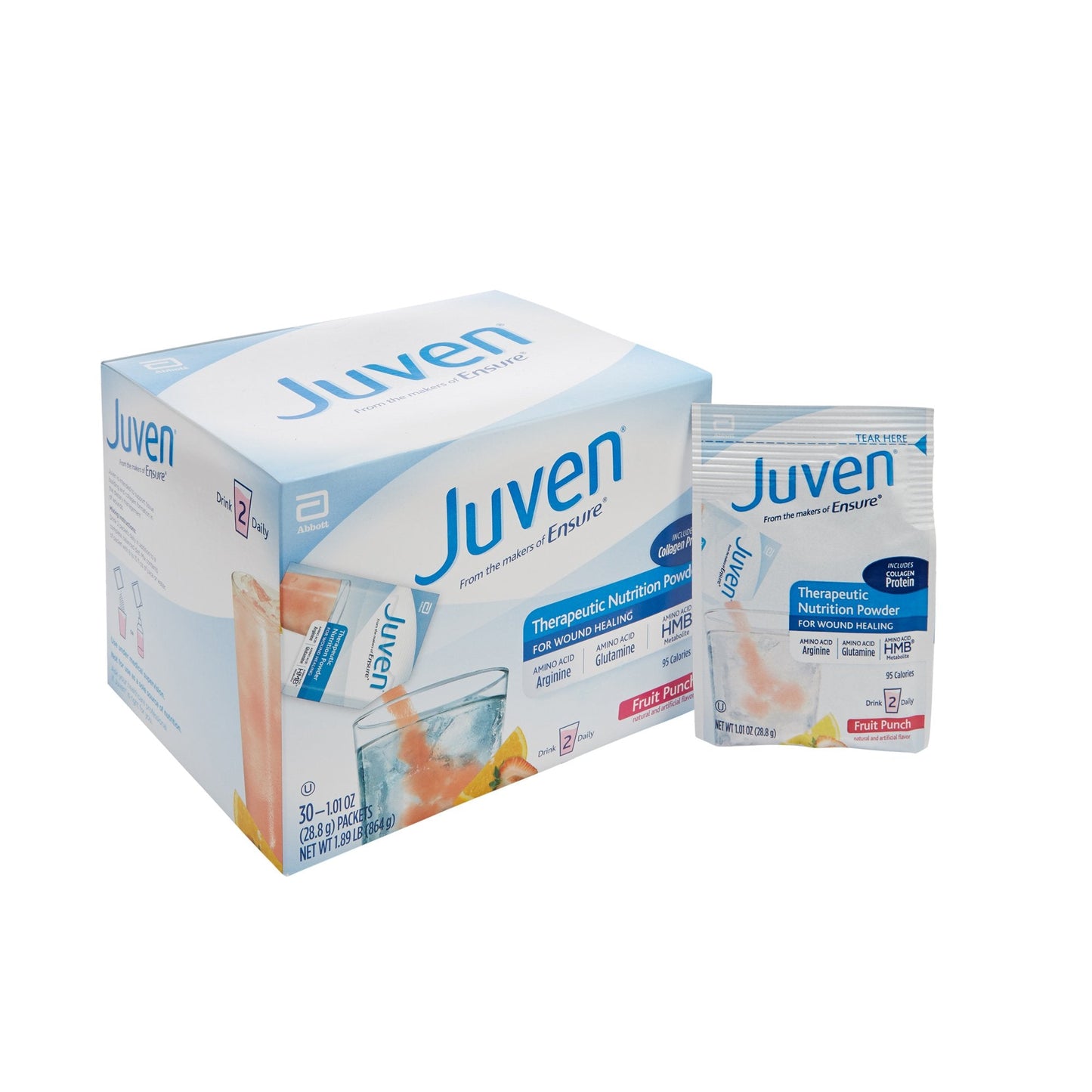 Juven® Fruit Punch Therapeutic Nutrition Powder for Wound Healing 66680