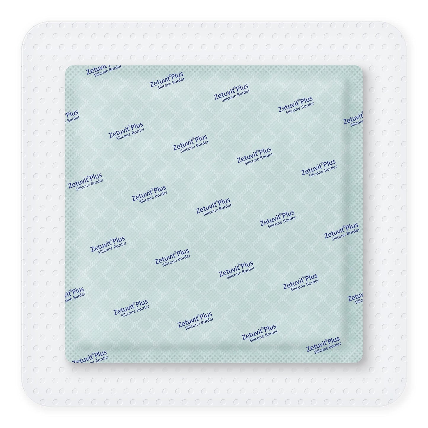 Zetuvit® Plus Silicone Border Super Absorbent Dressing, 7 x 7 Inch 413924