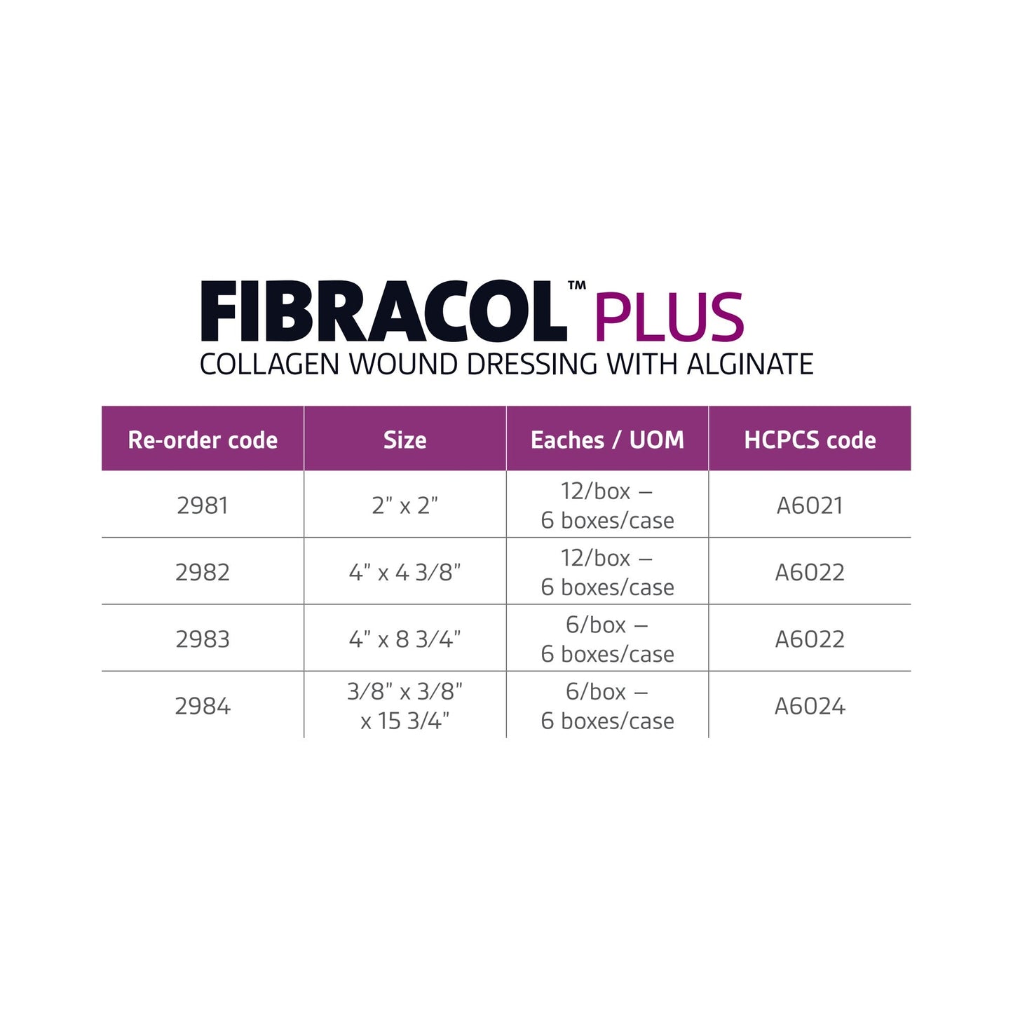Systagenix Fibracol™ Plus Collagen/Alginate Dressing, 10 x 11 Centimeter 2982