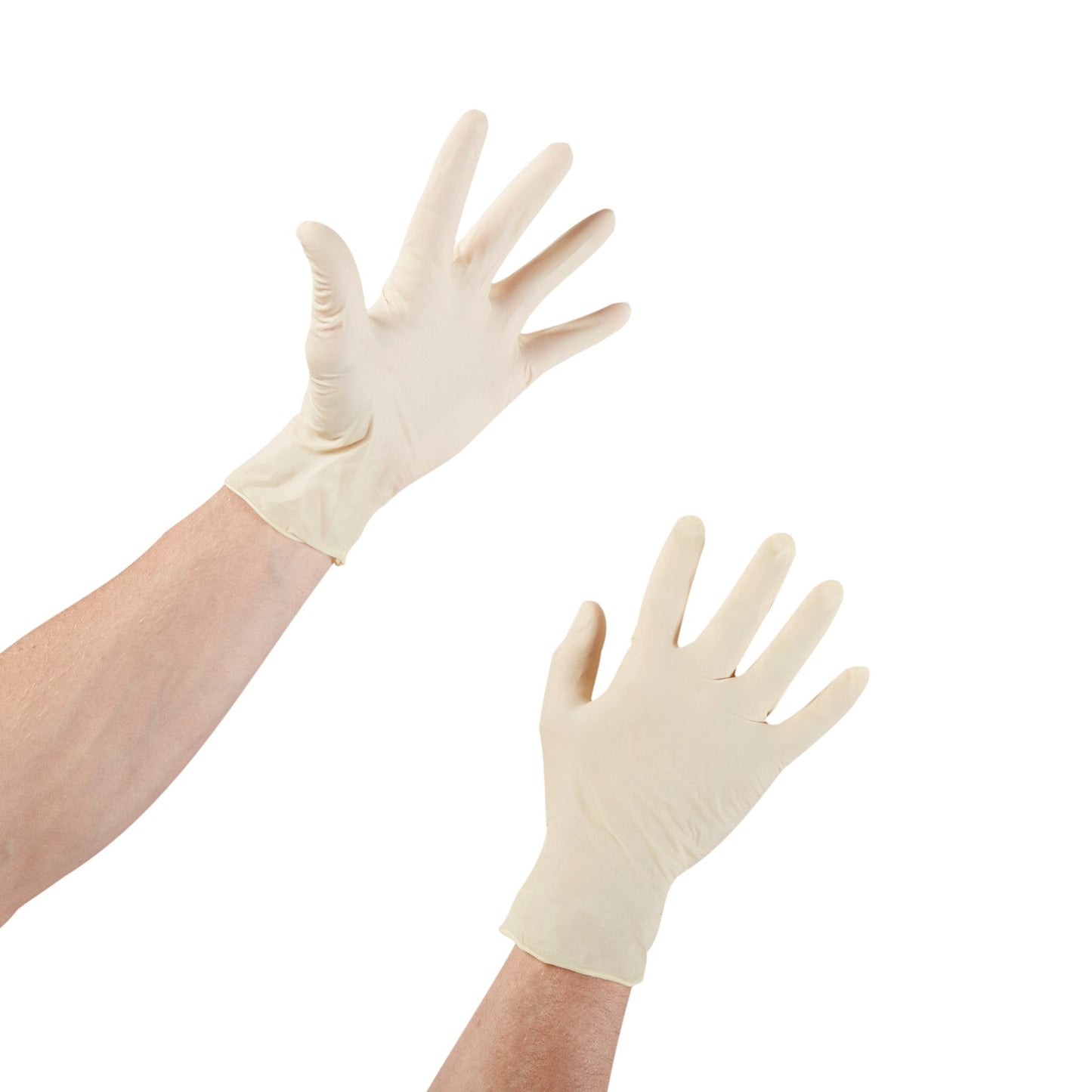 McKesson Confiderm® Latex Exam Glove, Small, Ivory 14-314