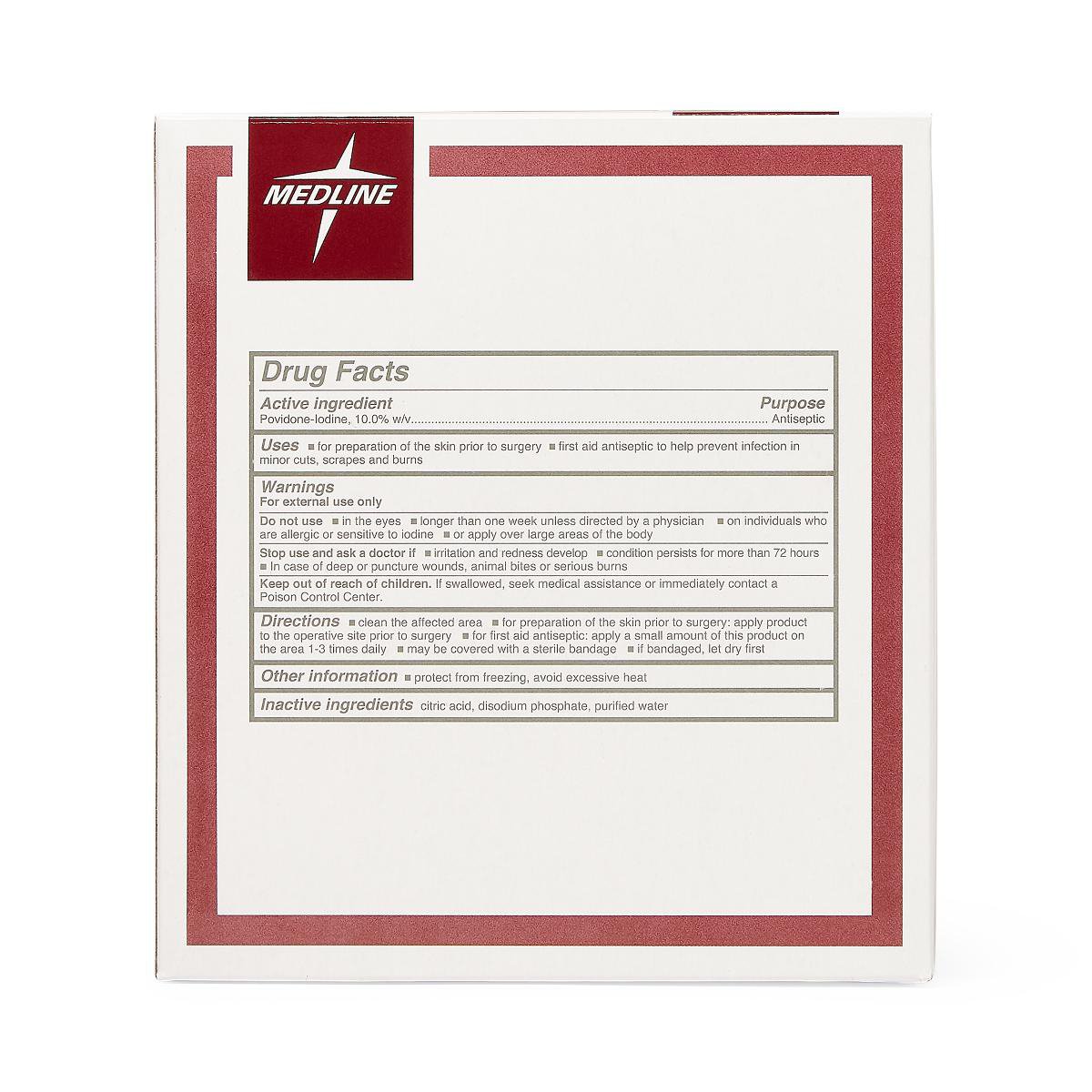 Impregnated Swabstick 10% Strength Povidone-Iodine Individual Packet NonSterile MDS093902