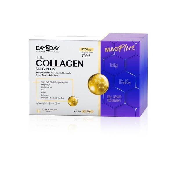 Day2Day The Collagen Mag Plus 12.85g x 30 Sachet Strawberry Watermelon Flavored
