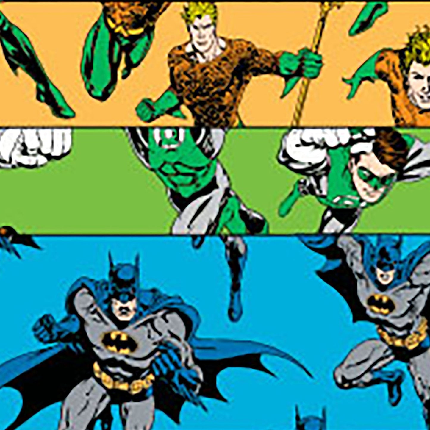 American® White Cross Stat Strip® Kid Design Justice League Adhesive Strip 10791