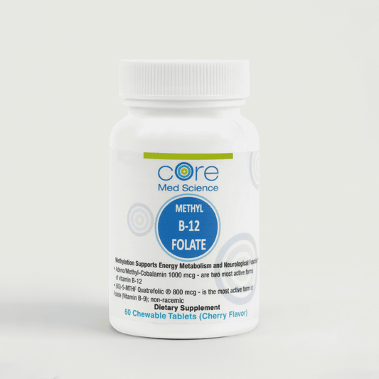 Active Methyl B-12 Folate - Lozenges (60 Count/ 60 Servings)