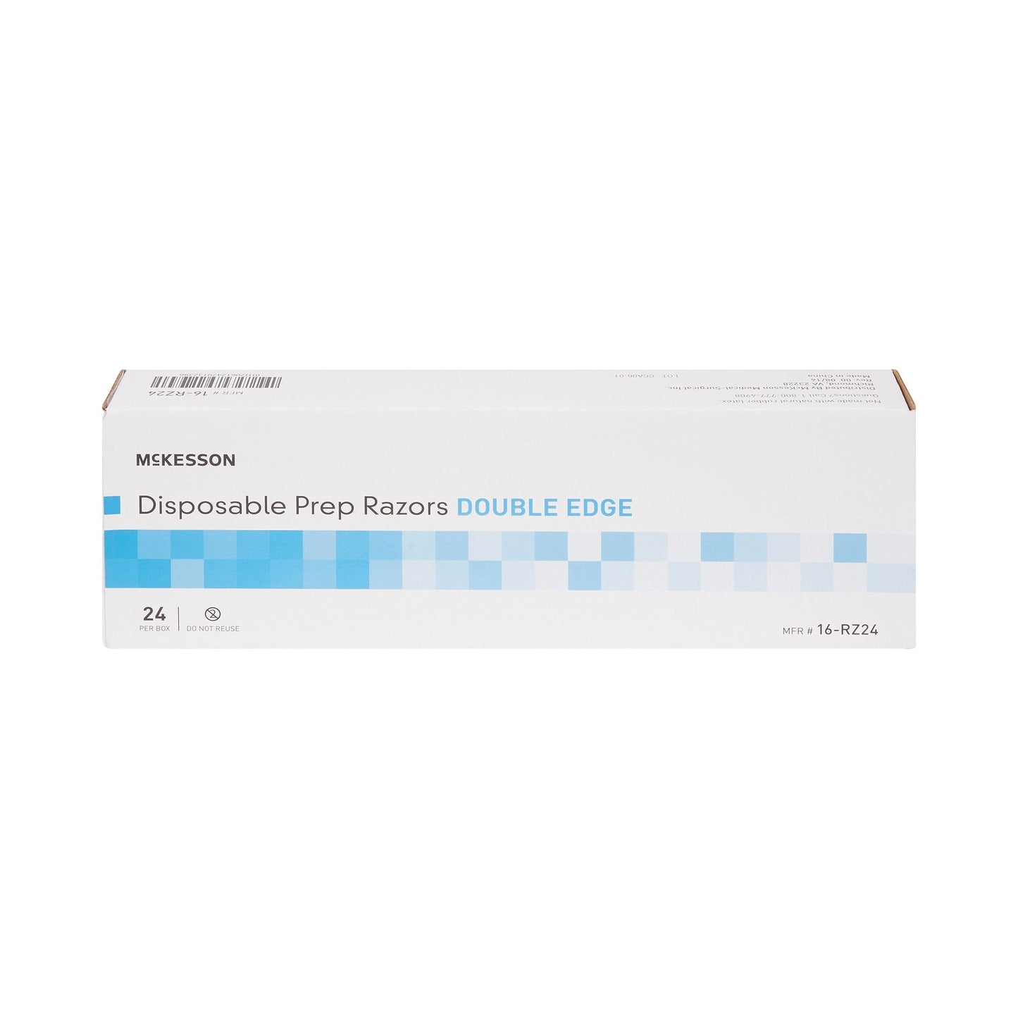 McKesson Single-Blade Razor, Double-Edged, Disposable 16-RZ24