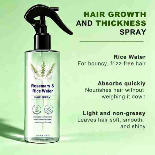 Rosemary Rice Water Hair Moisturizing Spray