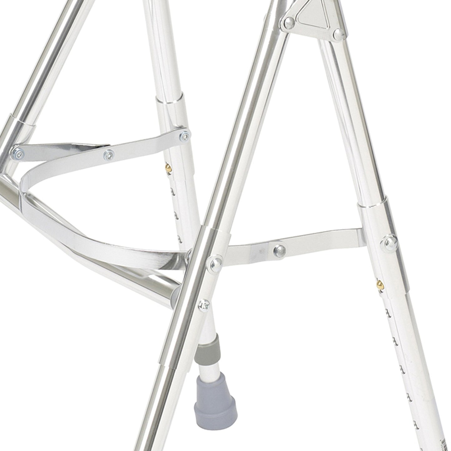 drive™ Hemi Aluminum Side Step Folding Walker, 29½ – 37 Inch Height 10240-1