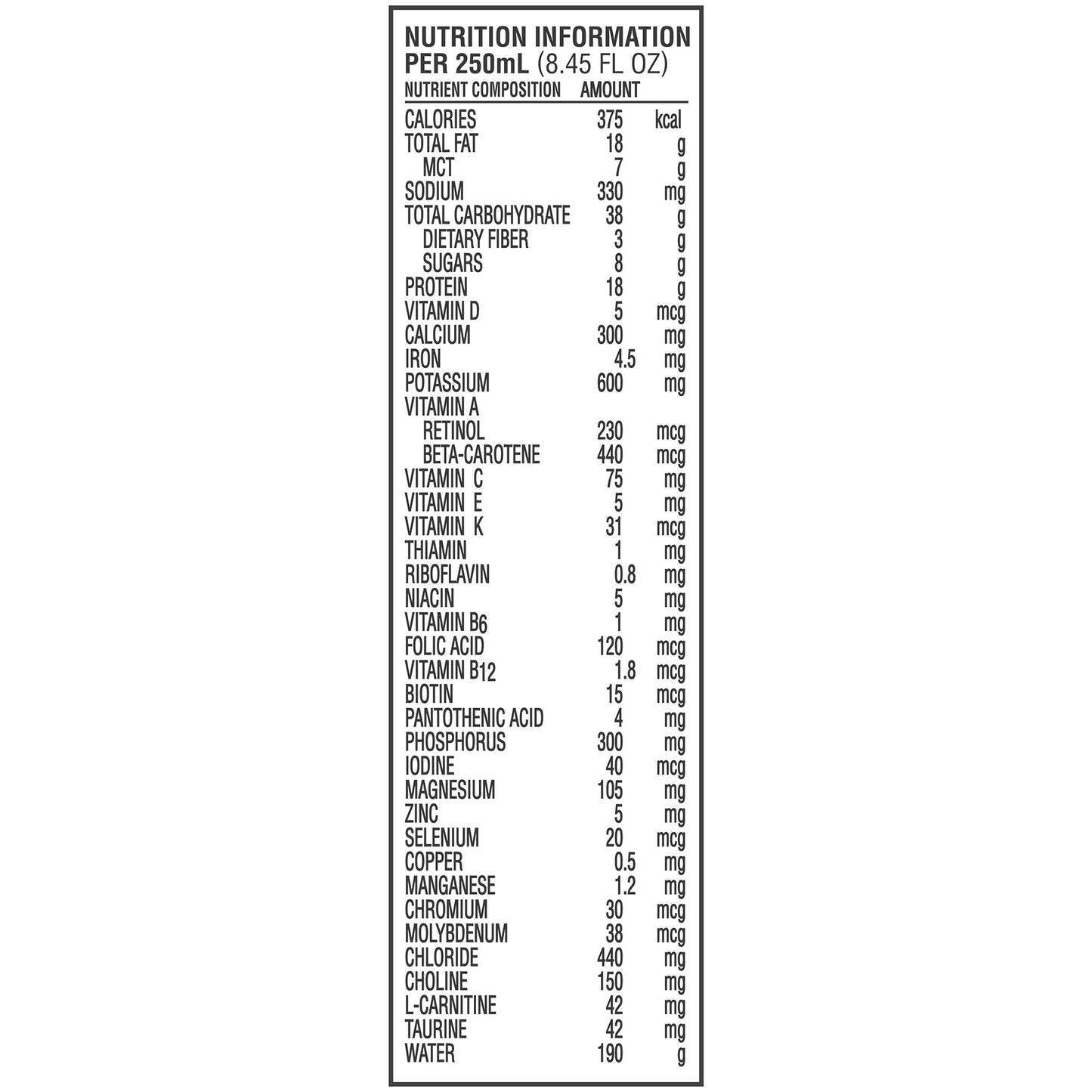 Compleat® Peptide 1.5 Cal Plant-Based Tube Feeding Formula, 8.45-ounce carton 00043900762838