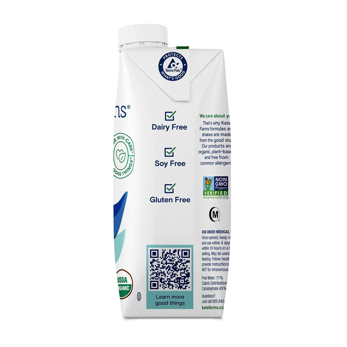 Kate Farms® Standard 1.4 Sole-Source Nutrition Formula, 11-ounce carton 811112030027