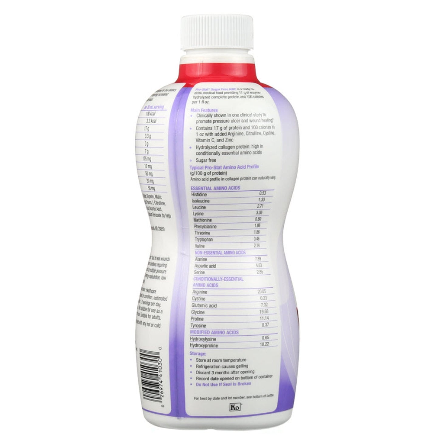 Pro-Stat® AWC Wild Cherry Punch Complete Liquid Protein, 30-ounce Bottle 78382