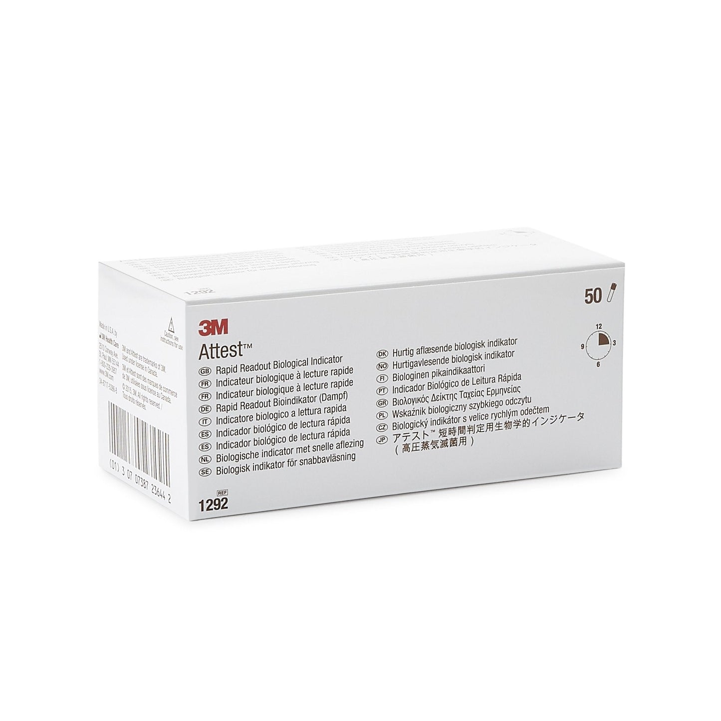 3M™ Attest™ Rapid Readout Sterilization Biological Indicator Vial 1292